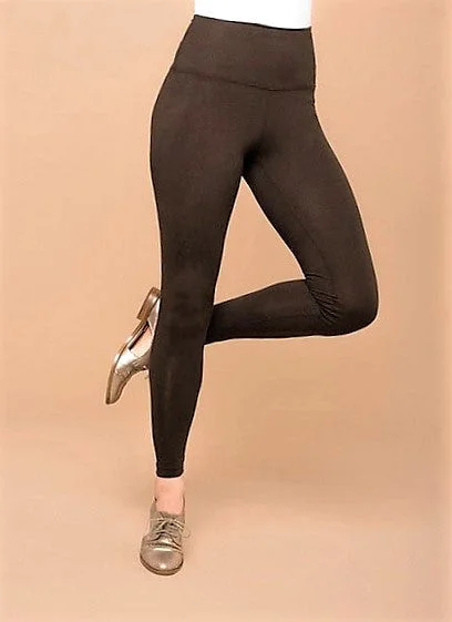 Last Chance Size Small | Lysse Premium Control Ankle Length Leggings ESPRESSO Brown