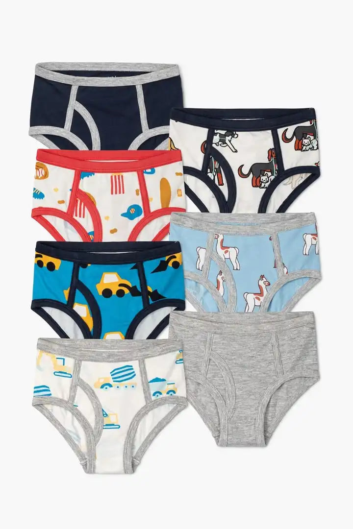 SALE - 7-Pack Boy's Briefs_Spring Multipack