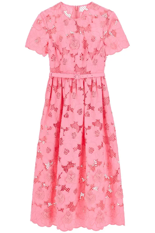 SELF PORTRAIT midi lace dress in seven Refined Women's 