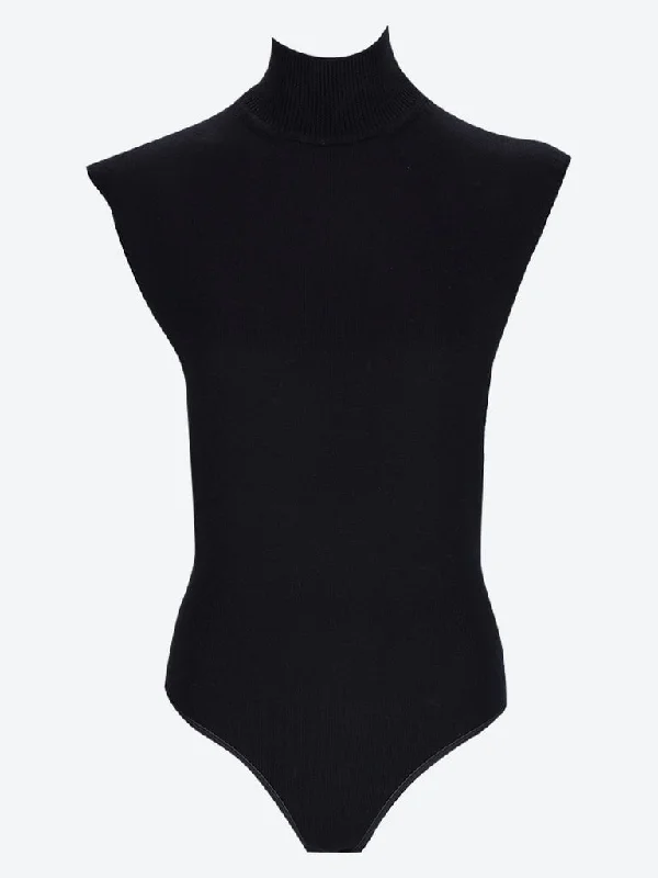 Wool highneck body