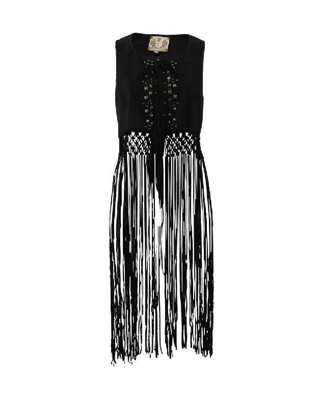 Fringe Suede Vest