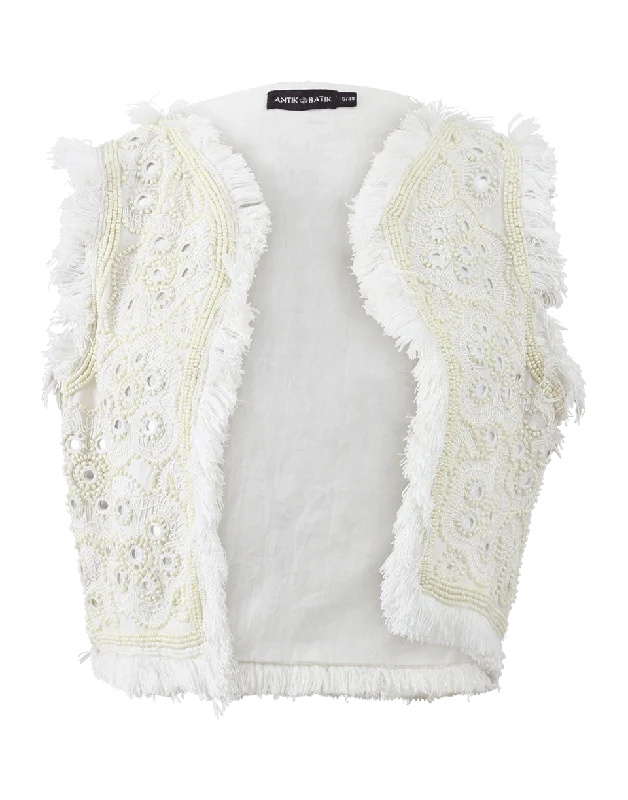 Marah Gilet Vest Polished Women's Silk