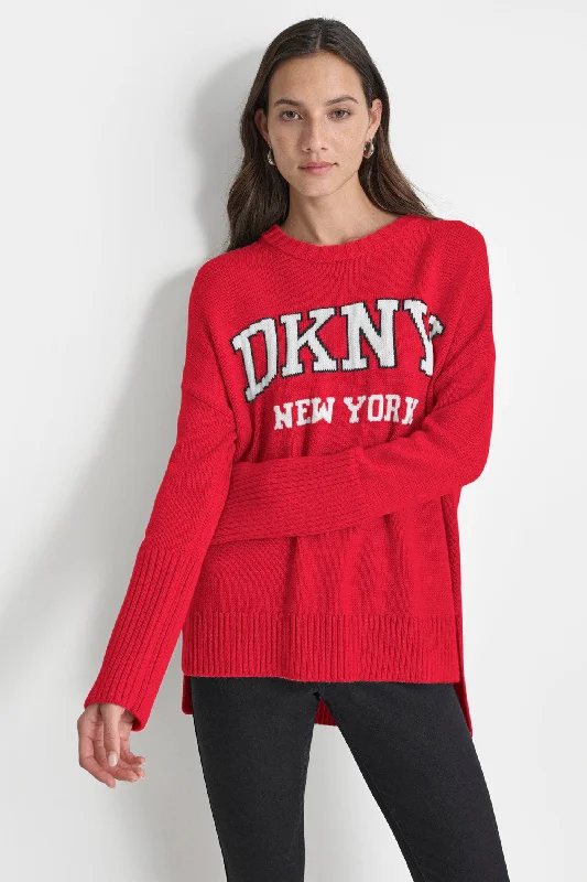 VARSITY LOGO SWEATER